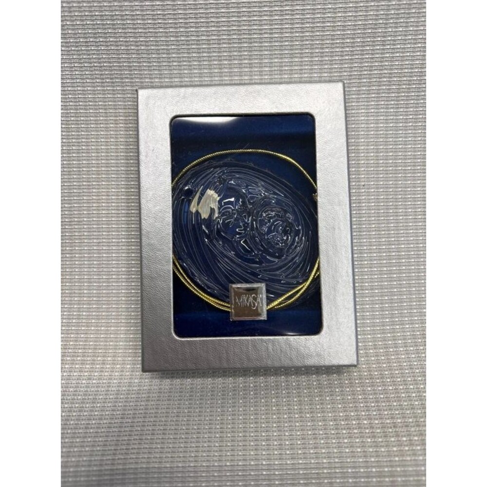 Mikasa Crystal Ornament, Joyous Collection - Madonna & Child Ornament
